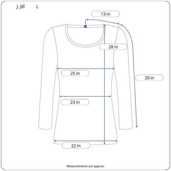 J. Jill Wearever Womens Large Purple Long Sleeve Knit Pullover Top Comfort Loung - Picture 3 of 12